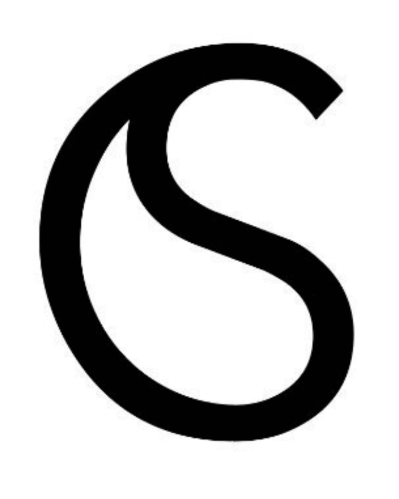 A S in a C letter forming the symbol for Solidarity Colletives.