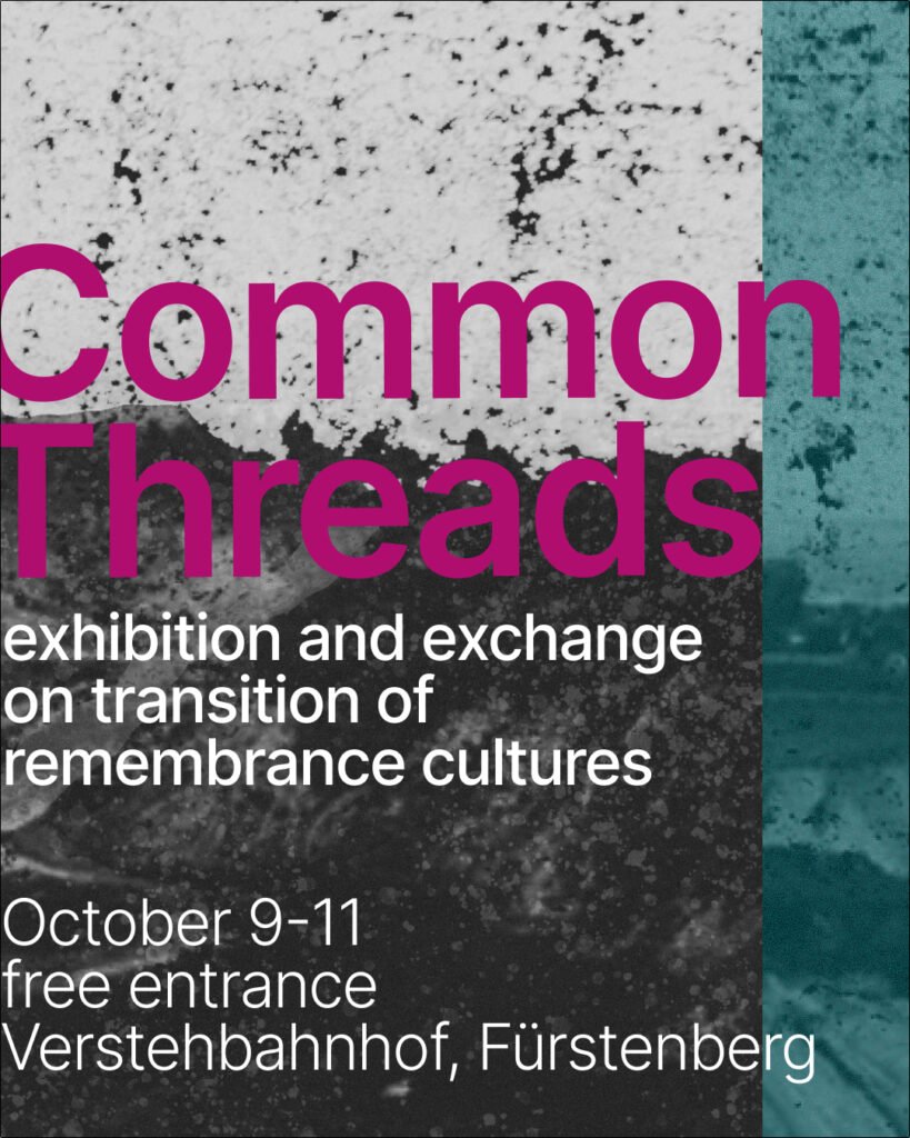 Common Threads - Exhibition and Exchange - October 9-11, Fürstenberg