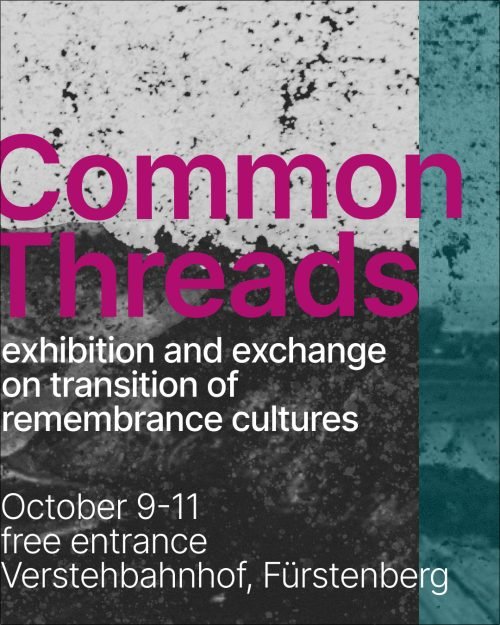 Common Threads - Exhibition and Exchange - October 9-11, Fürstenberg